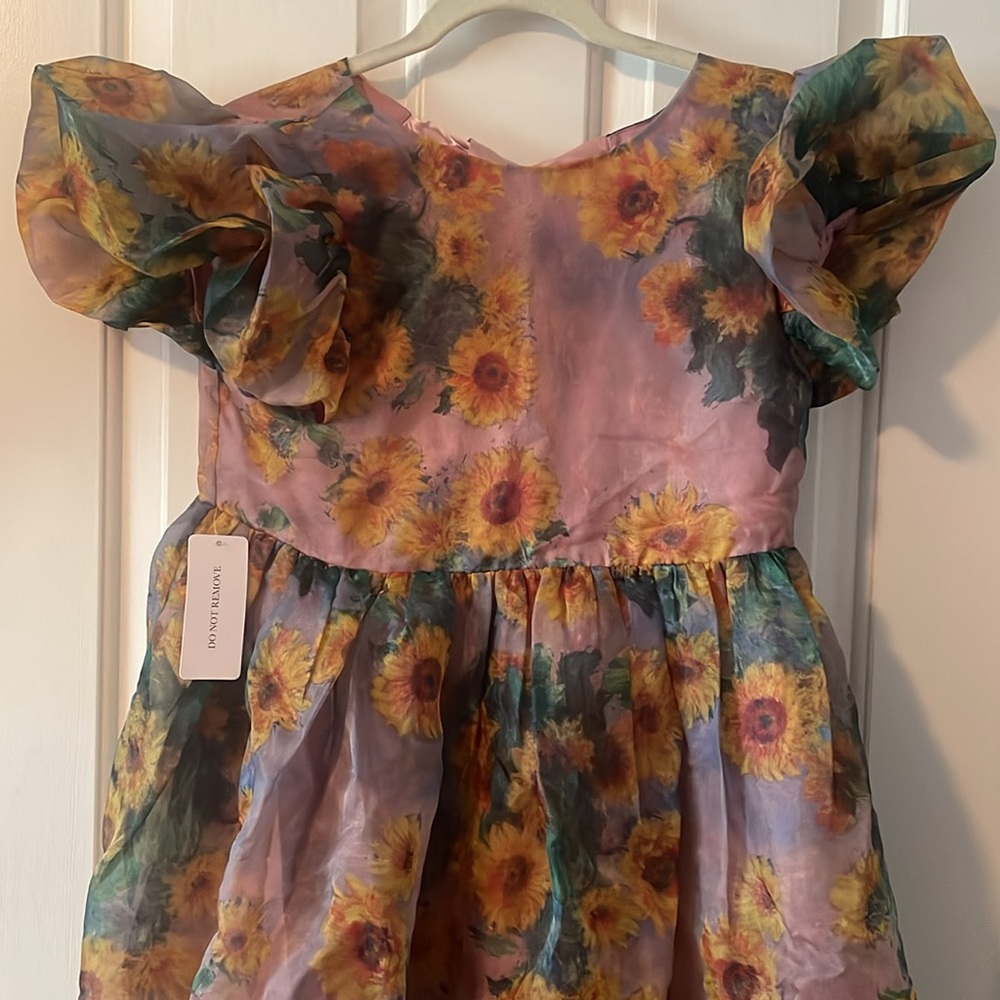 Selkie Monet Sunflower Dreamgirl Dress - Picture 3 of 13